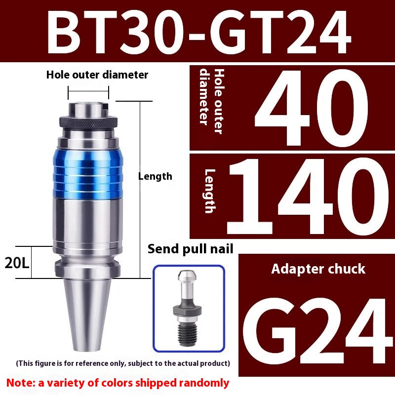 1078-BT40 toolholder CNC machining center CNC tool tapping tapping floating telescopic overload protection G12 collet 24 Shandong Denso Pricision Tools Co.,Ltd.